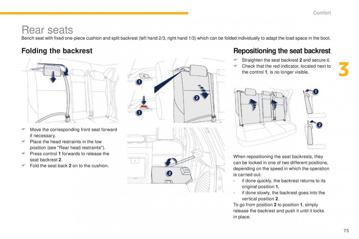 Peugeot 4008 owners manual / page 77