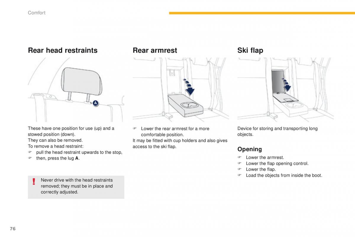 Peugeot 4008 owners manual / page 78