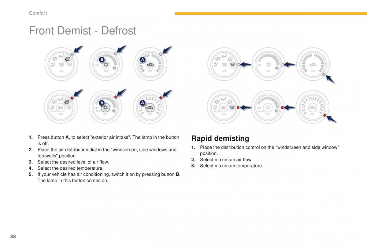 Peugeot 4008 owners manual / page 90