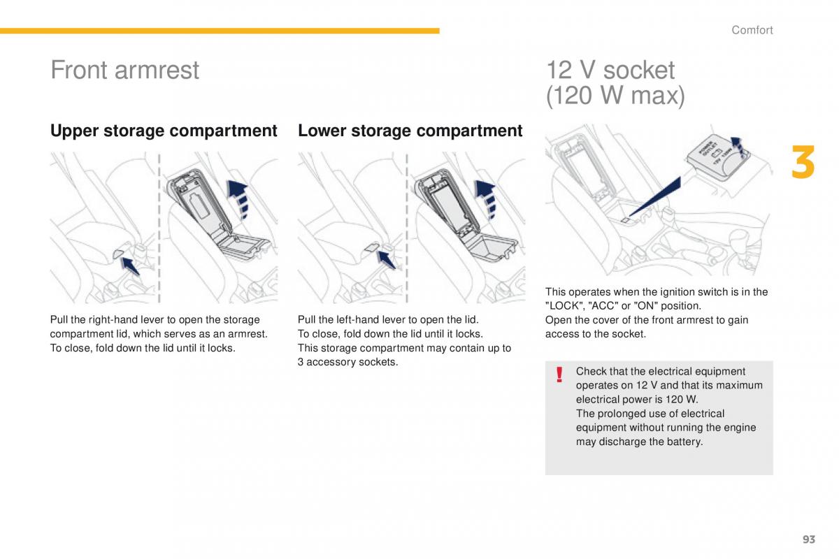 Peugeot 4008 owners manual / page 95