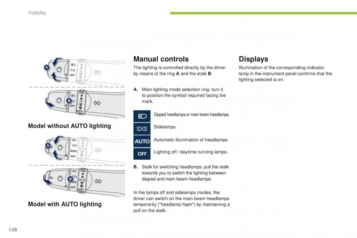 Peugeot 4008 owners manual / page 130