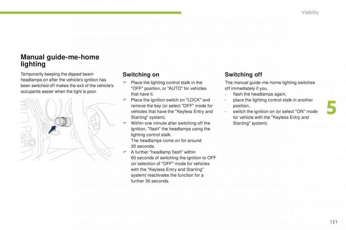 Peugeot 4008 owners manual / page 133