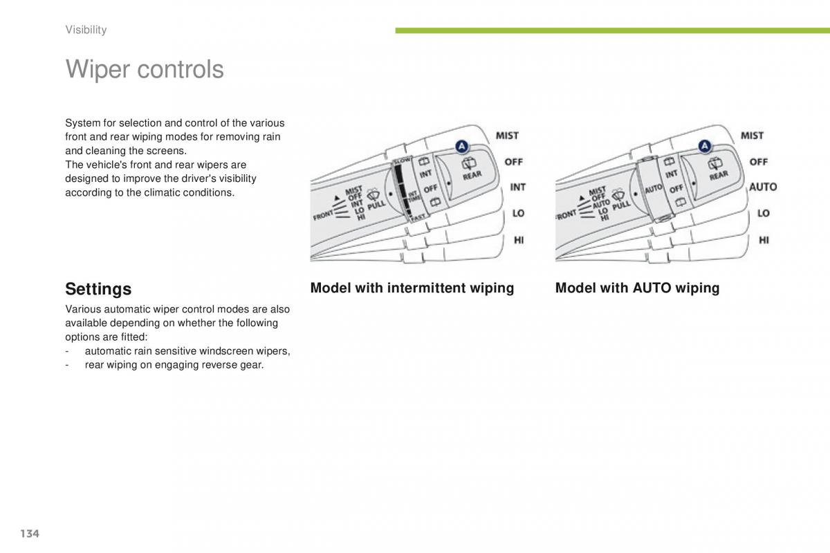 Peugeot 4008 owners manual / page 136