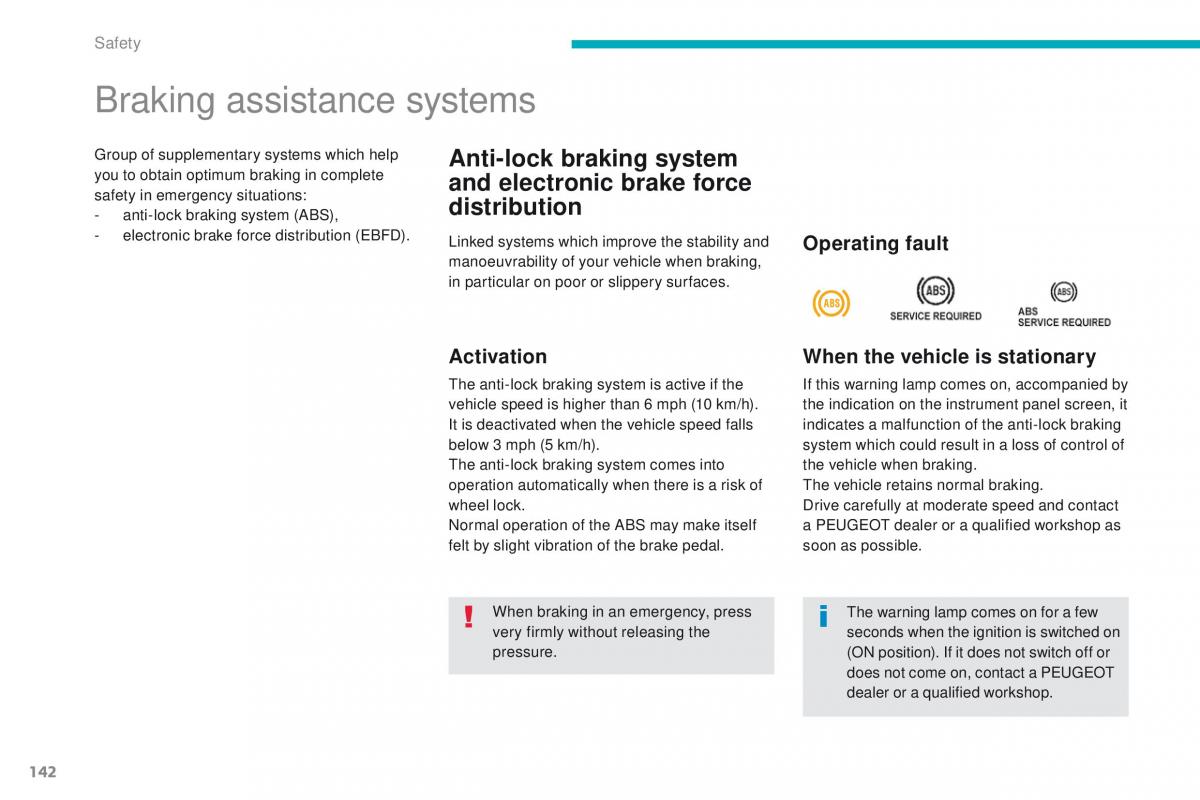 Peugeot 4008 owners manual / page 144