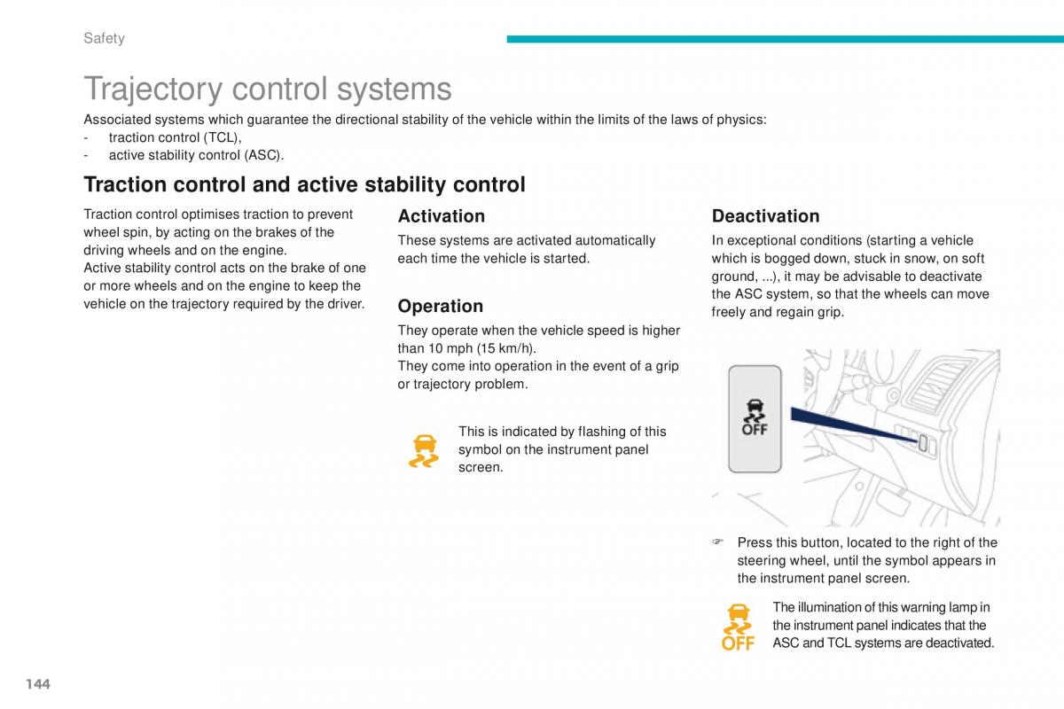 Peugeot 4008 owners manual / page 146