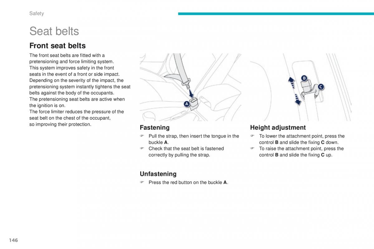 Peugeot 4008 owners manual / page 148