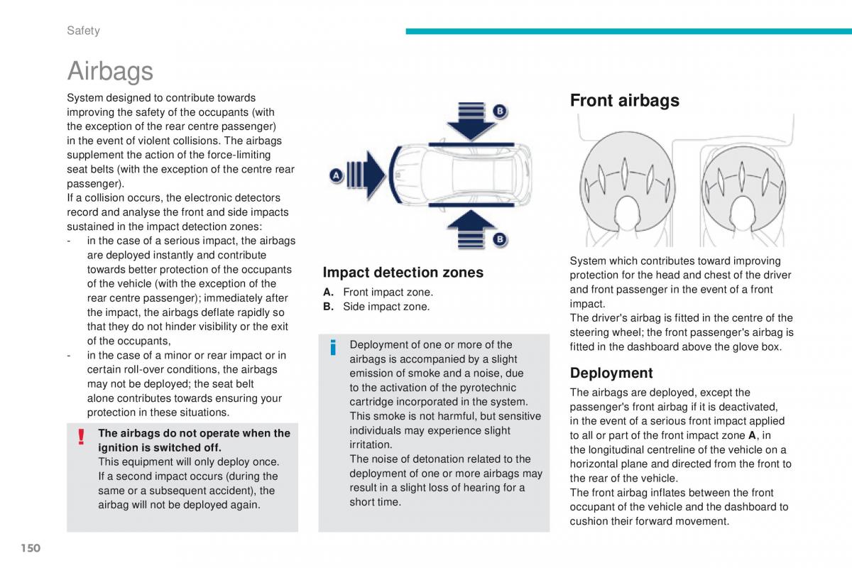 Peugeot 4008 owners manual / page 152