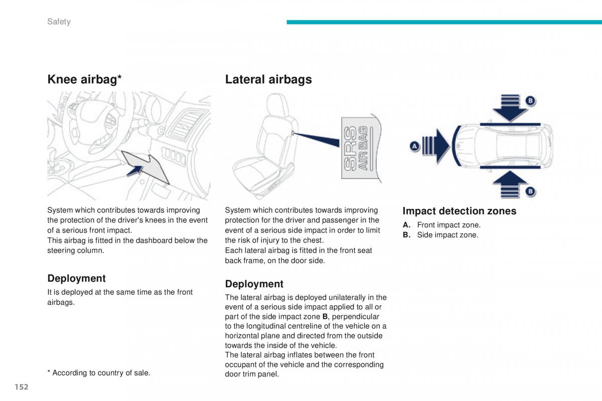 Peugeot 4008 owners manual / page 154