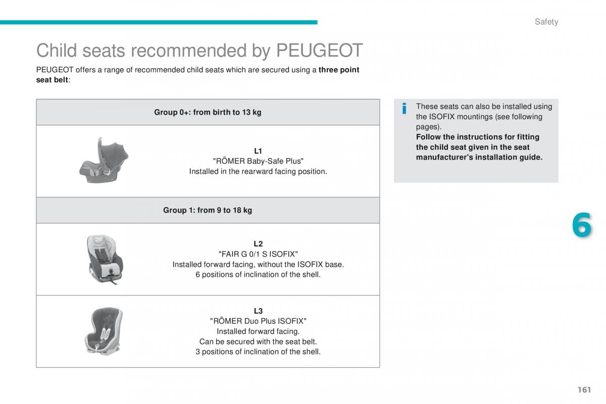 Peugeot 4008 owners manual / page 163