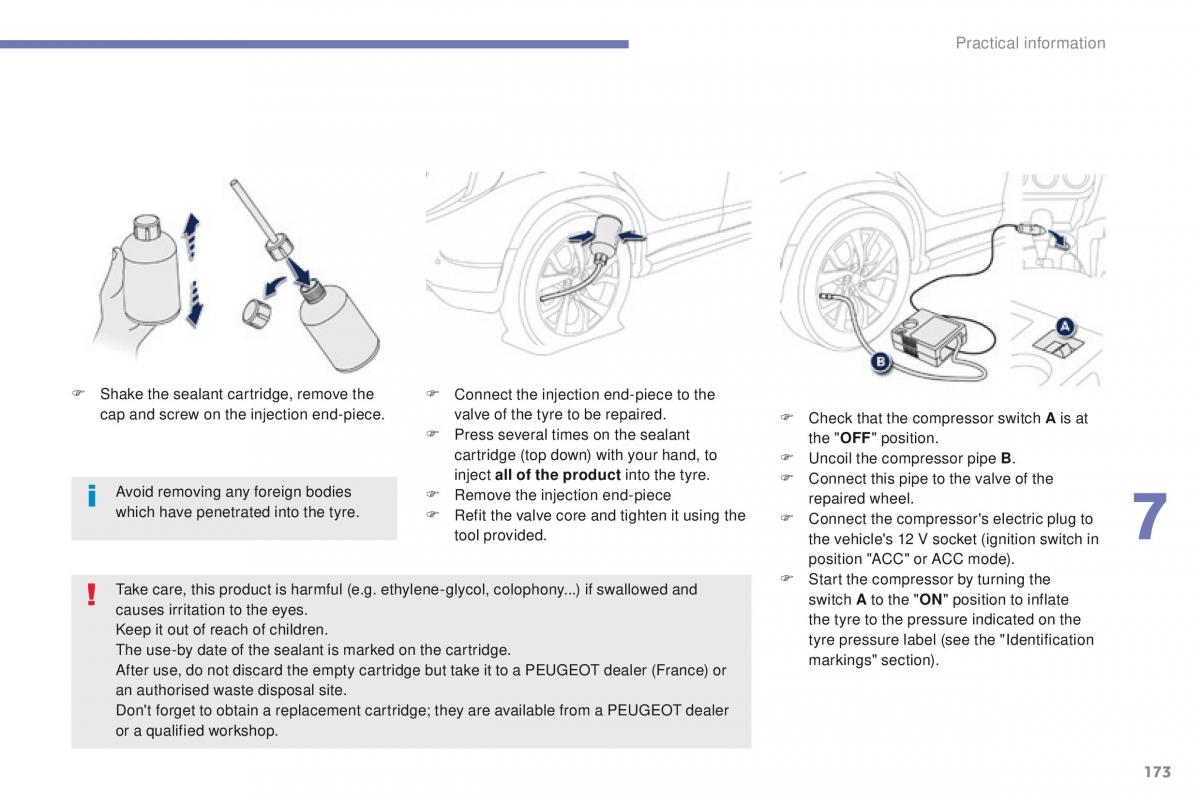 Peugeot 4008 owners manual / page 175