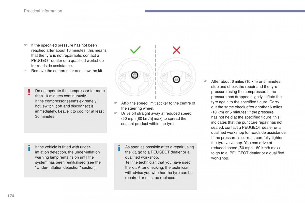 Peugeot 4008 owners manual / page 176