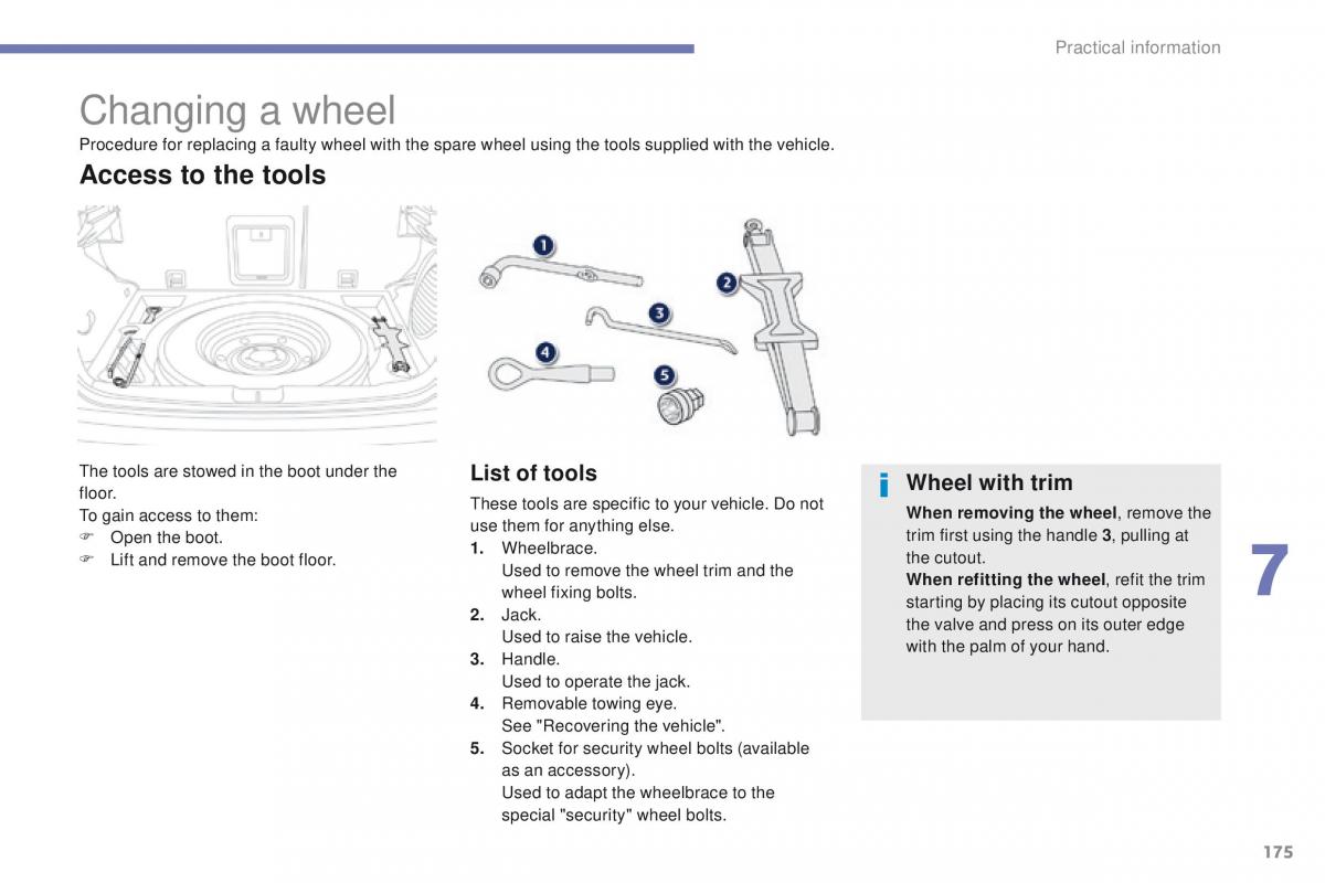 Peugeot 4008 owners manual / page 177