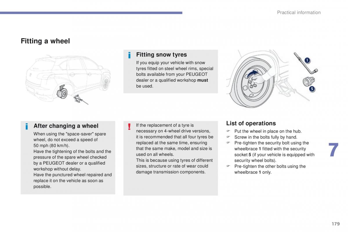 Peugeot 4008 owners manual / page 181