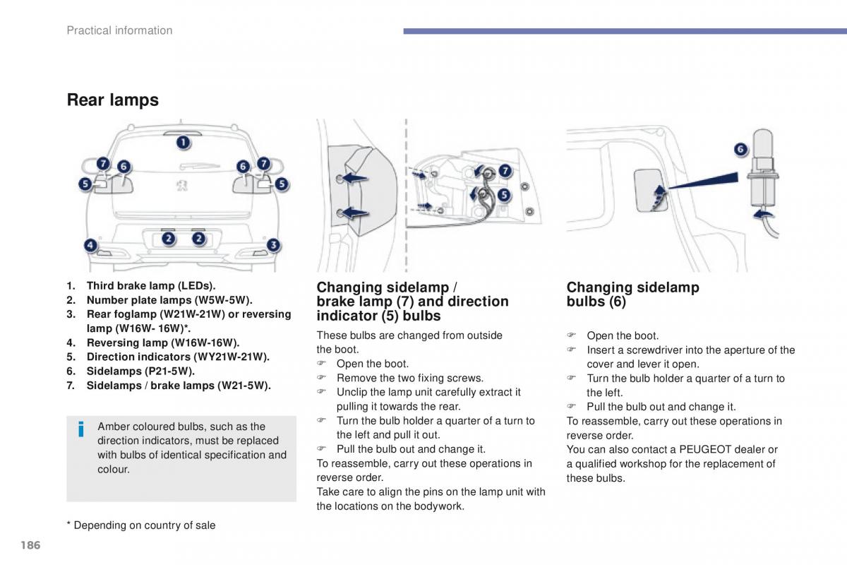 Peugeot 4008 owners manual / page 188