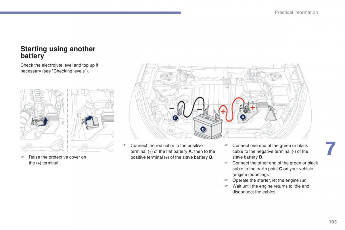 Peugeot 4008 owners manual / page 197