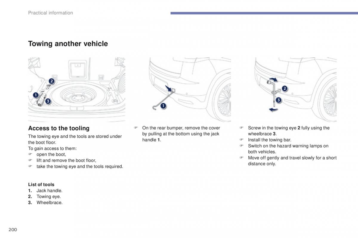 Peugeot 4008 owners manual / page 202