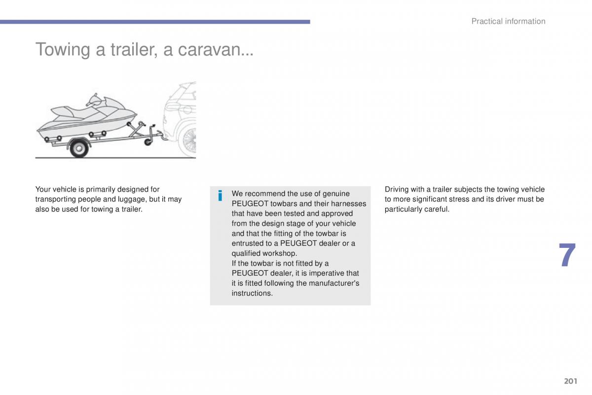 Peugeot 4008 owners manual / page 203