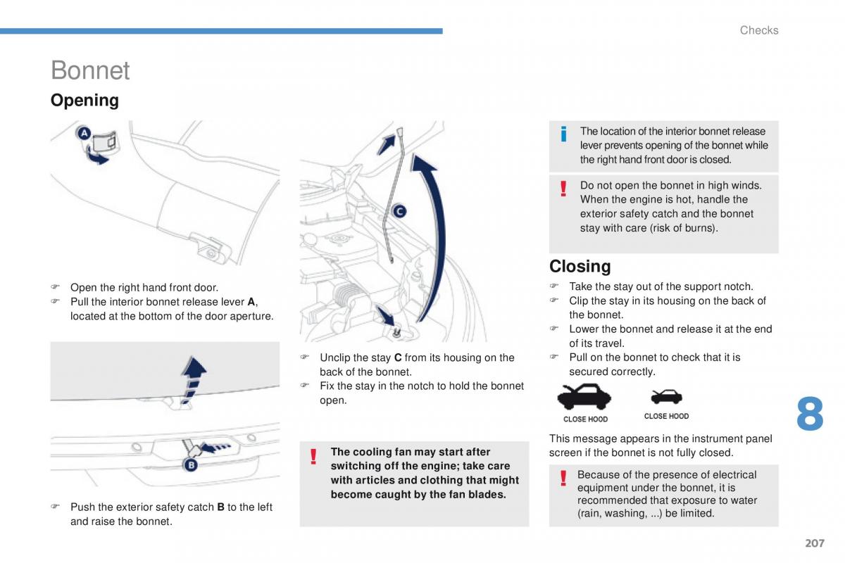 Peugeot 4008 owners manual / page 209