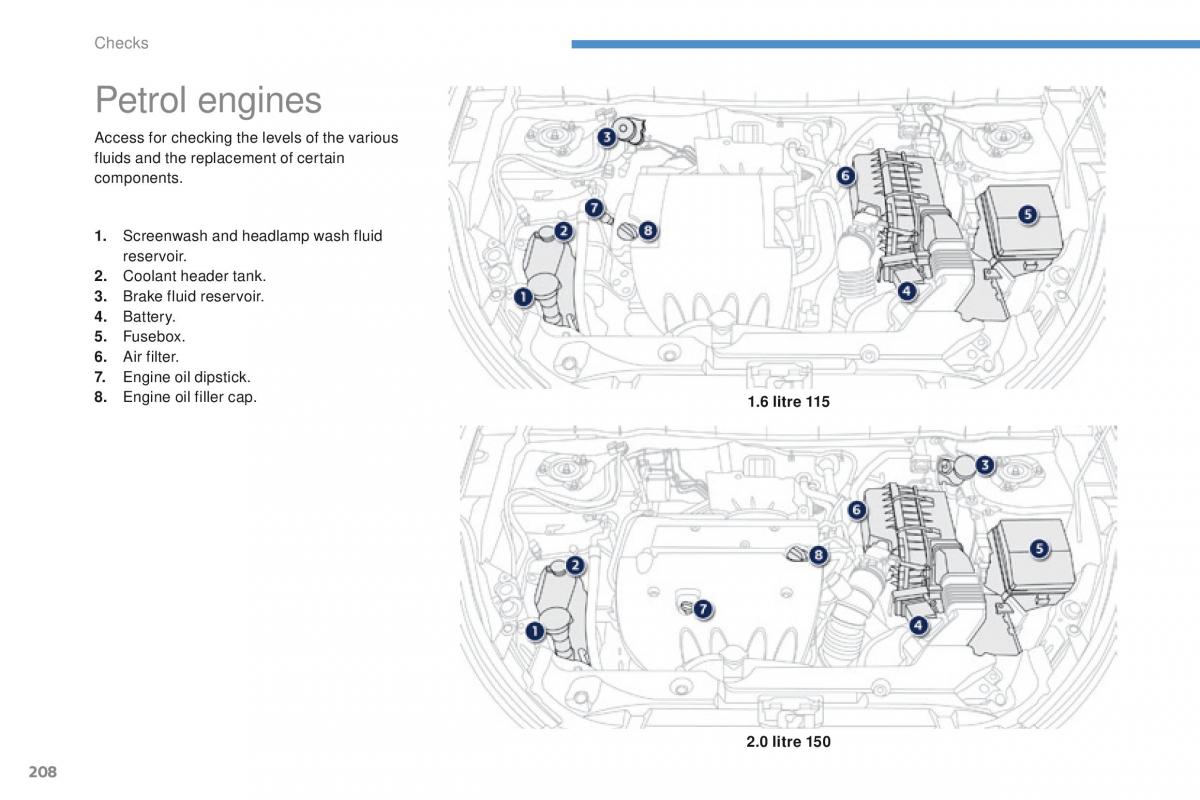 Peugeot 4008 owners manual / page 210