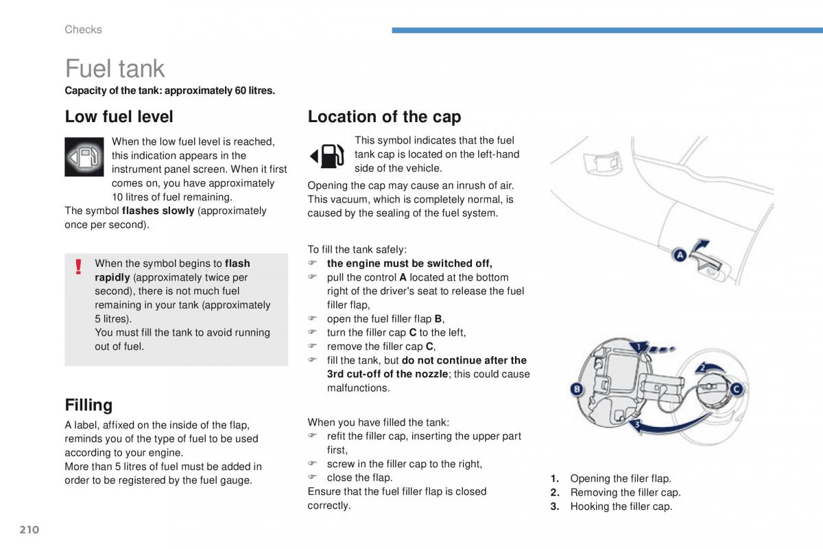 Peugeot 4008 owners manual / page 212