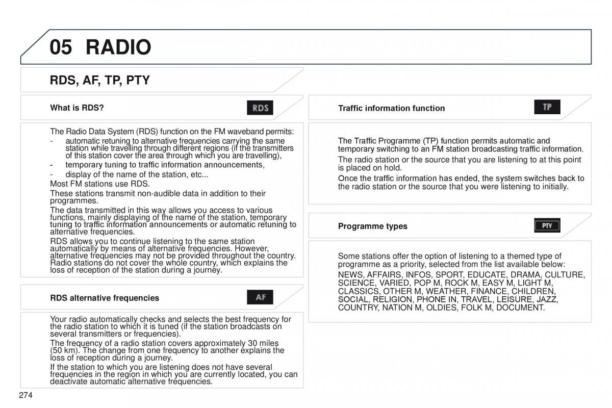 Peugeot 4008 owners manual / page 276