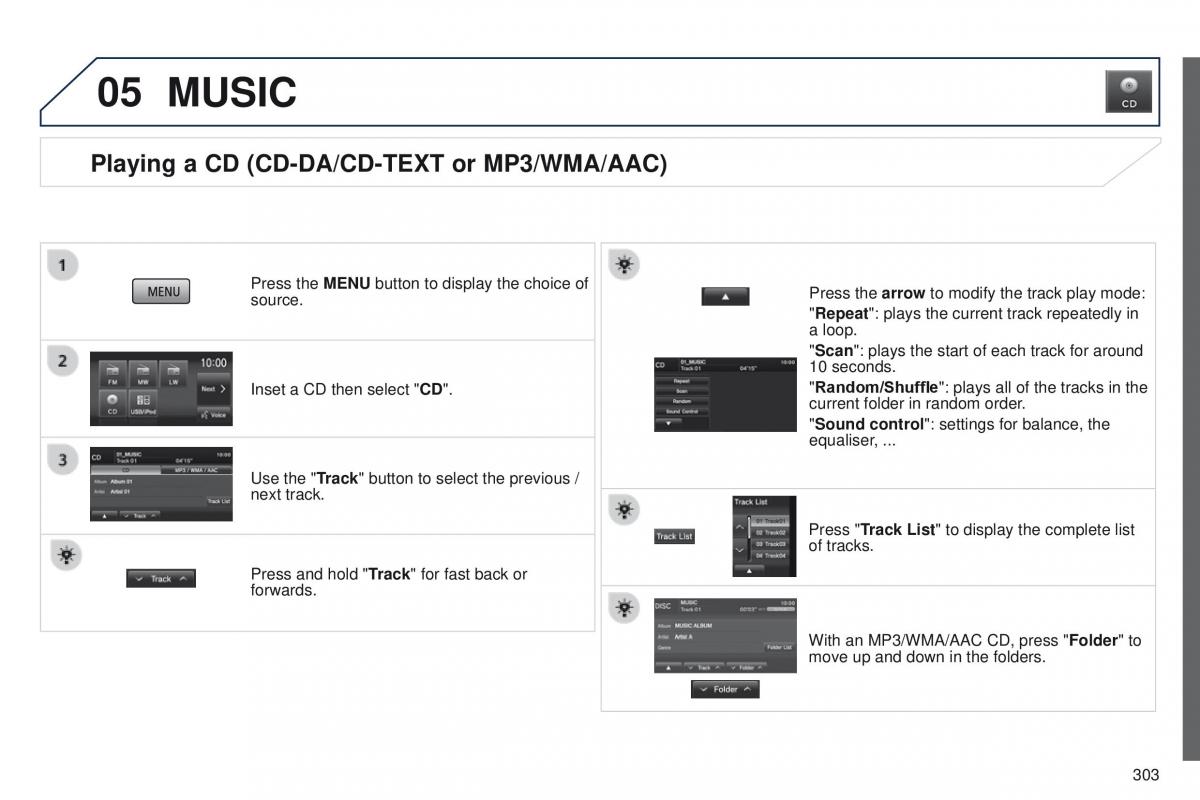 Peugeot 4008 owners manual / page 305