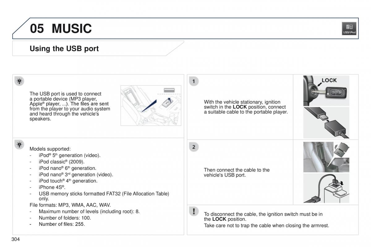 Peugeot 4008 owners manual / page 306