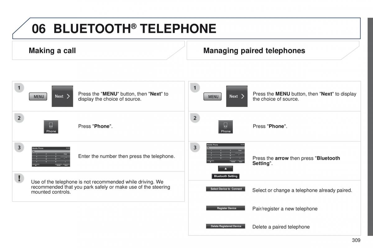 Peugeot 4008 owners manual / page 311