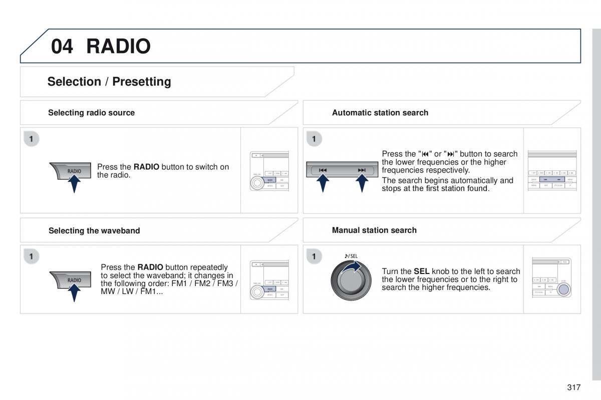 Peugeot 4008 owners manual / page 319