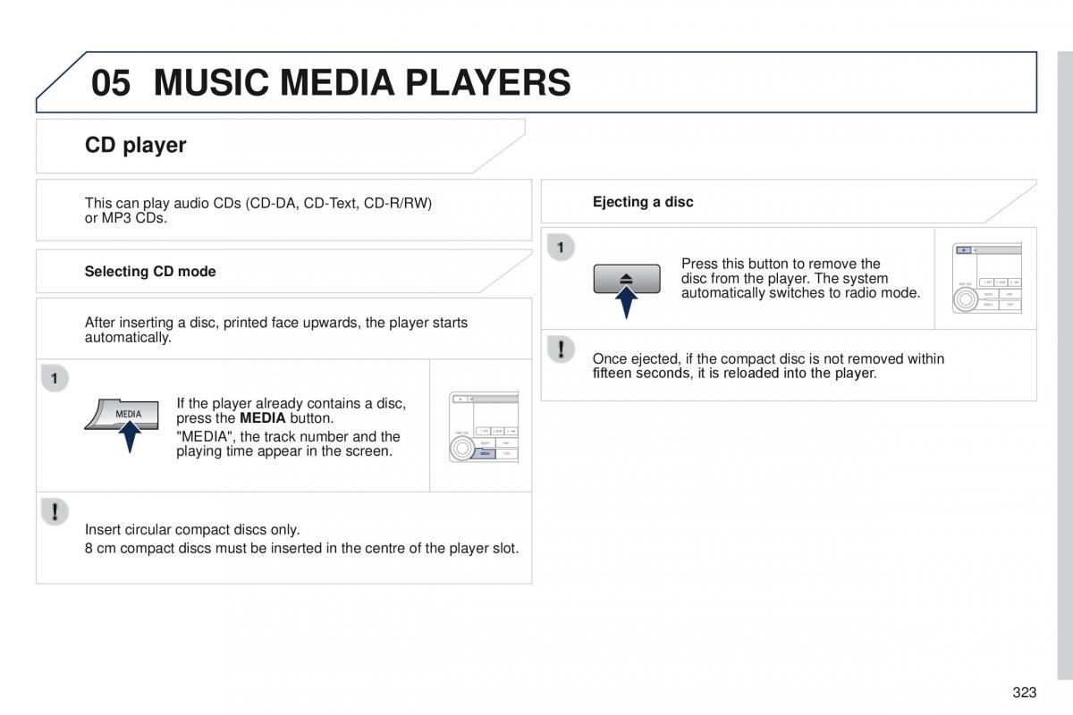 Peugeot 4008 owners manual / page 325