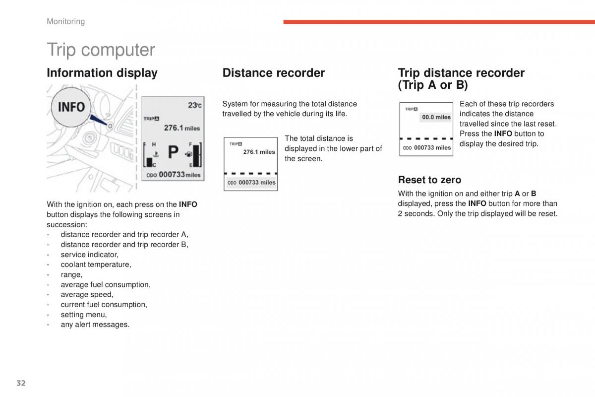 Peugeot 4008 owners manual / page 34