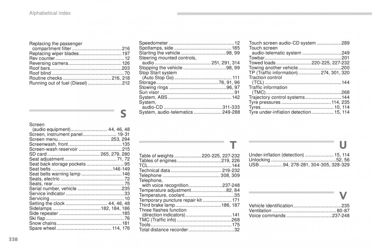 Peugeot 4008 owners manual / page 340