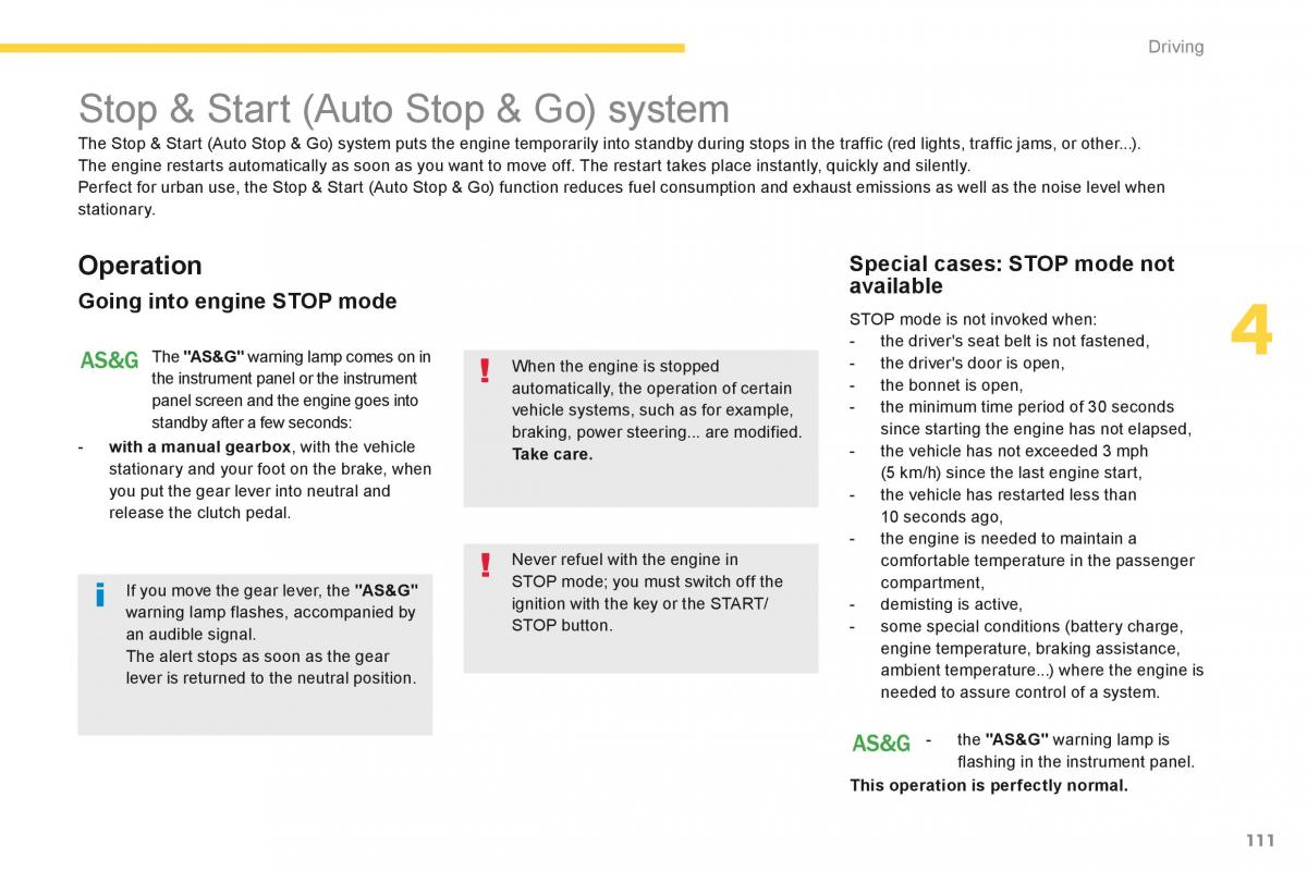 Peugeot 4008 owners manual / page 367