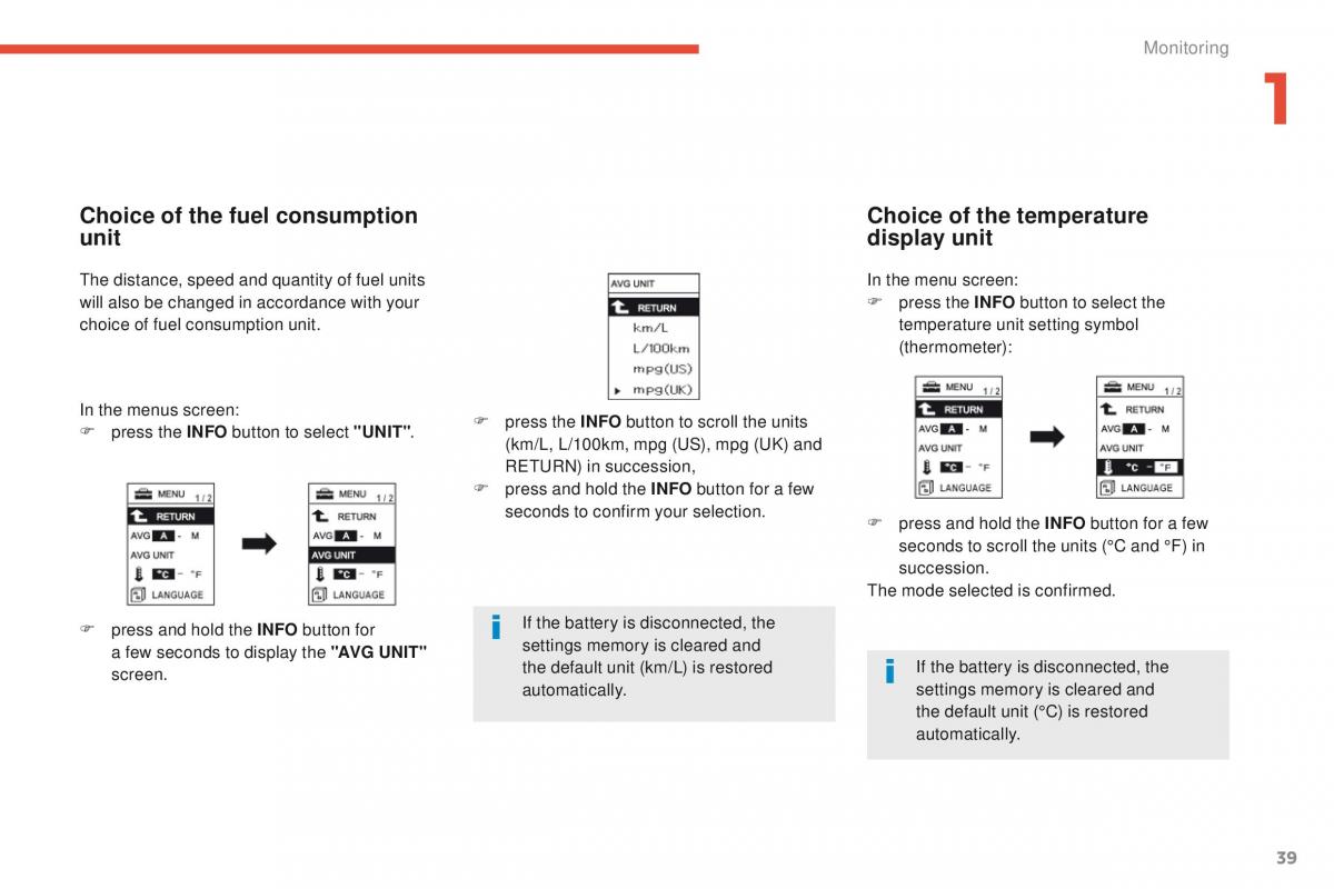 Peugeot 4008 owners manual / page 41