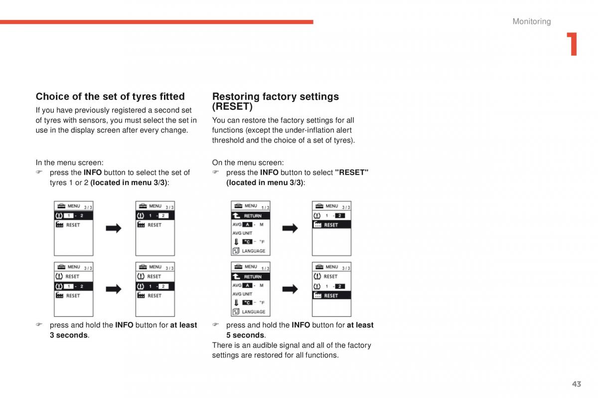 Peugeot 4008 owners manual / page 45