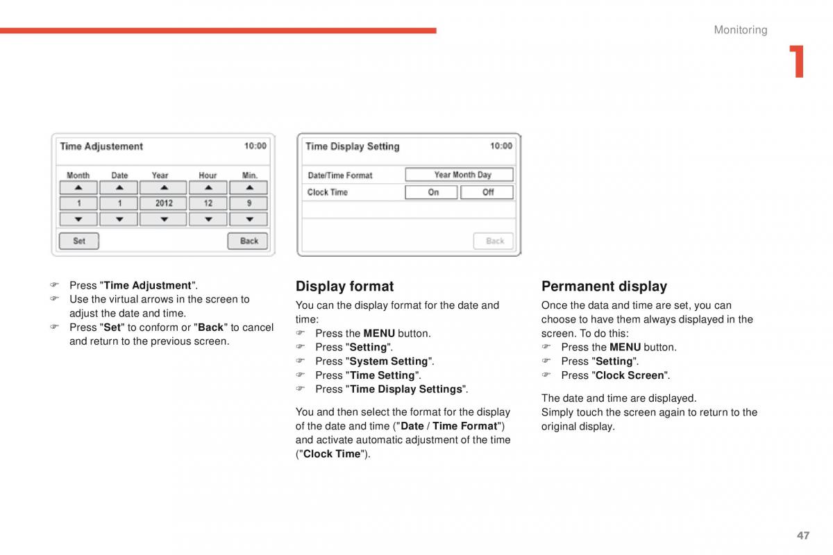 Peugeot 4008 owners manual / page 49