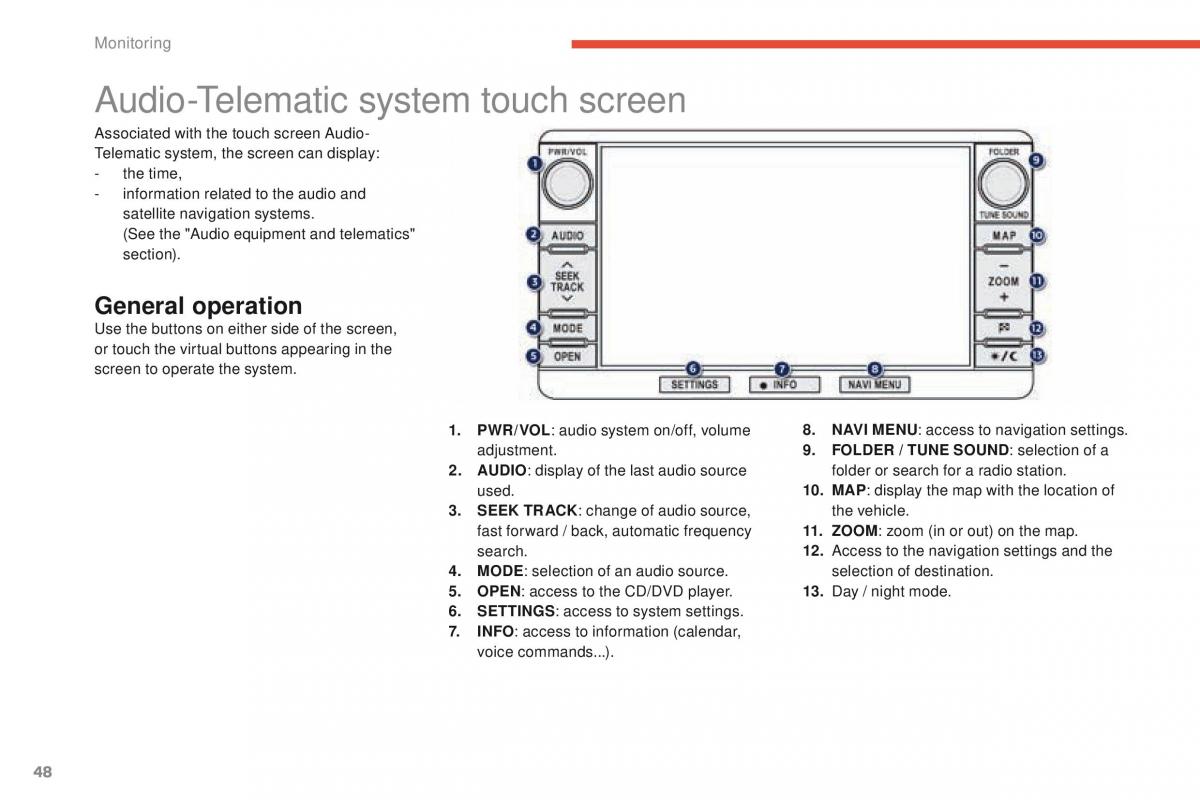 Peugeot 4008 owners manual / page 50