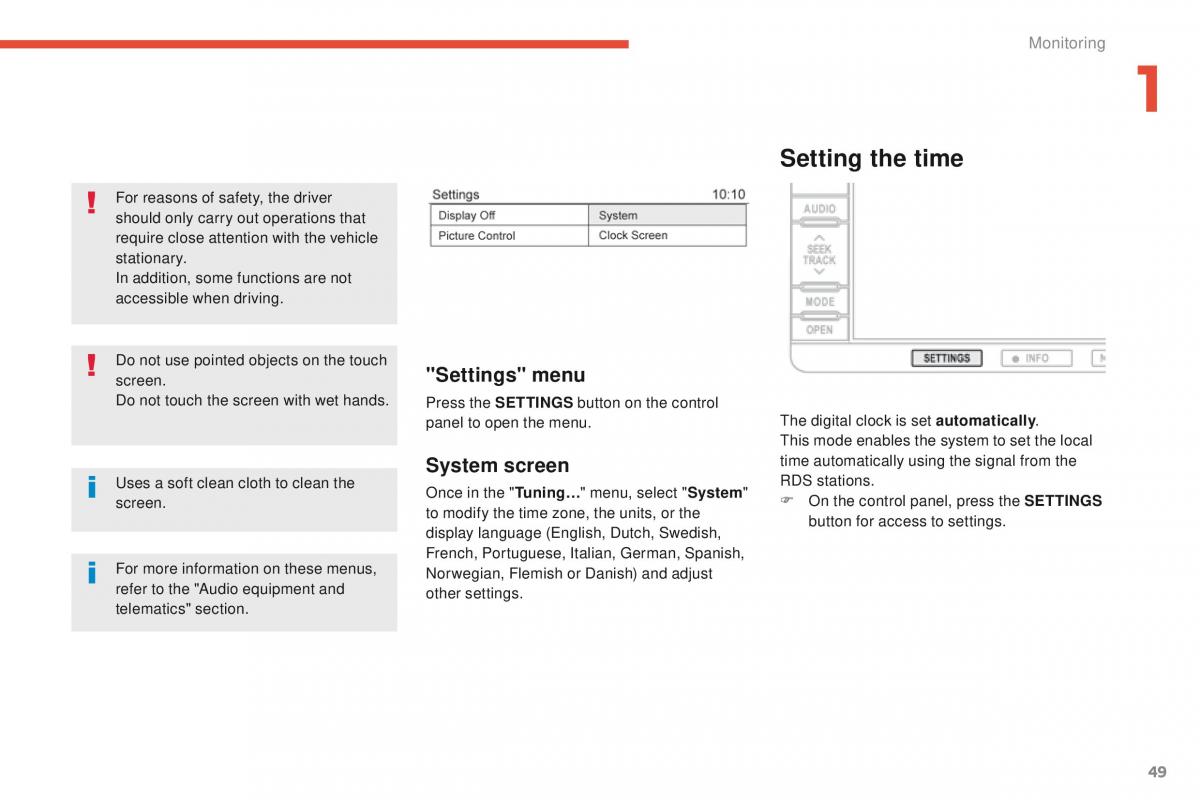 Peugeot 4008 owners manual / page 51