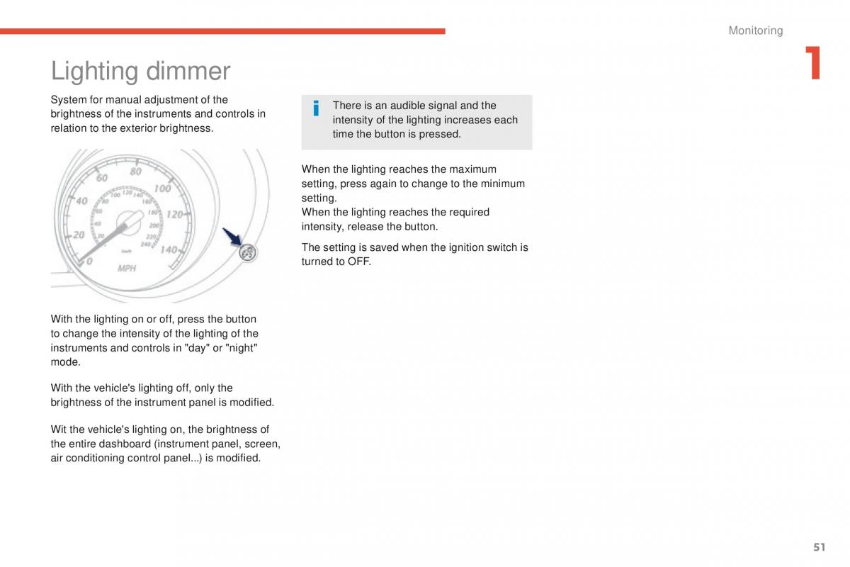 Peugeot 4008 owners manual / page 53