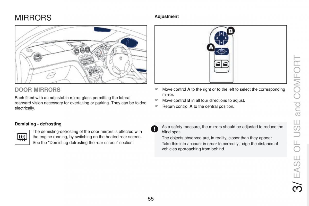 Peugeot RCZ owners manual / page 57