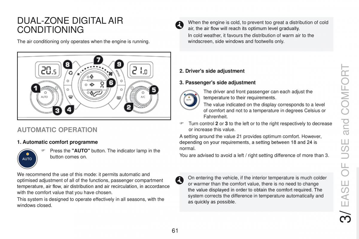 Peugeot RCZ owners manual / page 63