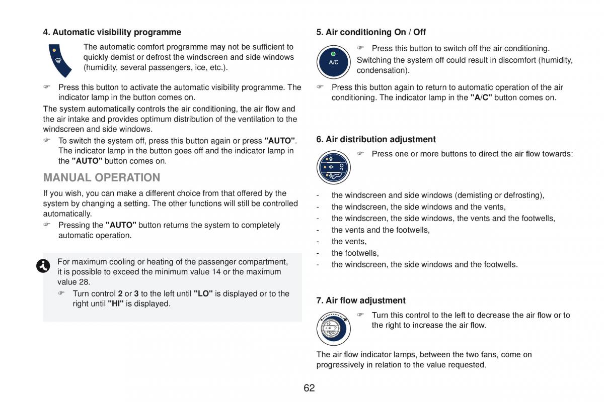 Peugeot RCZ owners manual / page 64