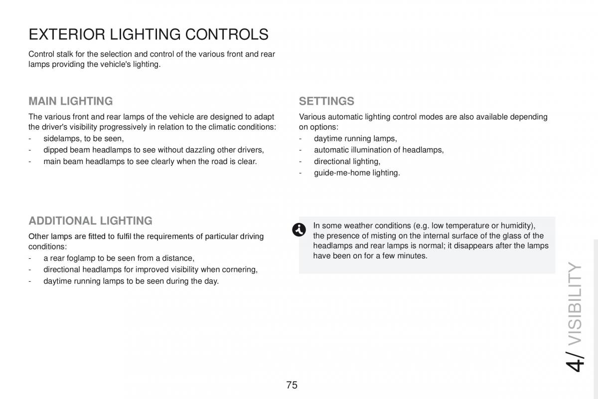 Peugeot RCZ owners manual / page 77