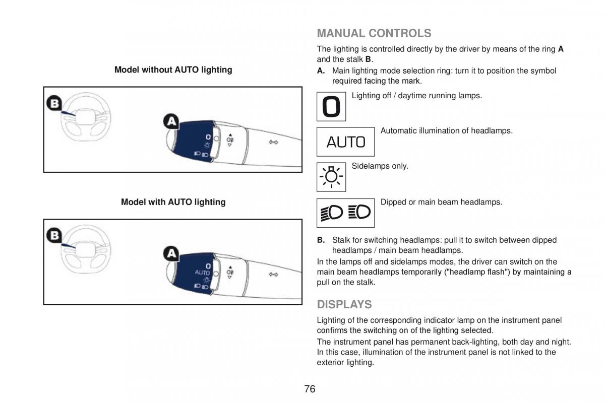 Peugeot RCZ owners manual / page 78