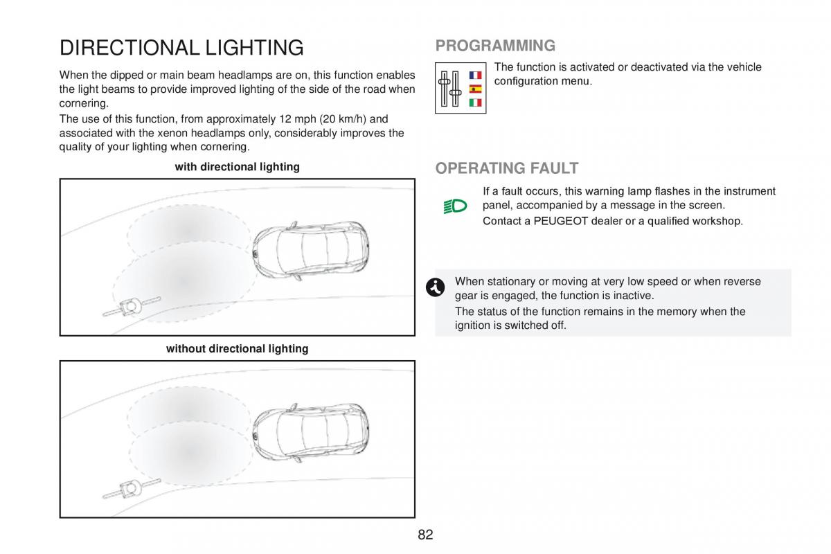 Peugeot RCZ owners manual / page 84