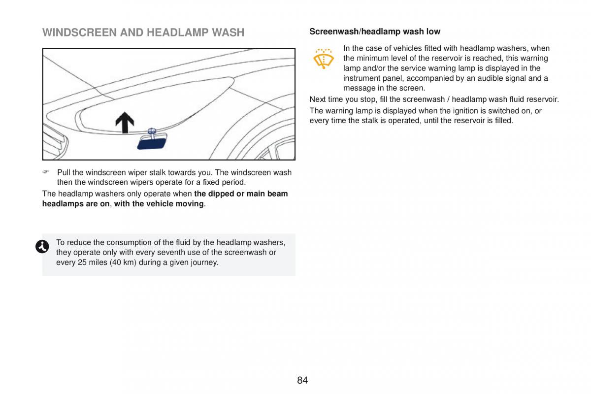 Peugeot RCZ owners manual / page 86