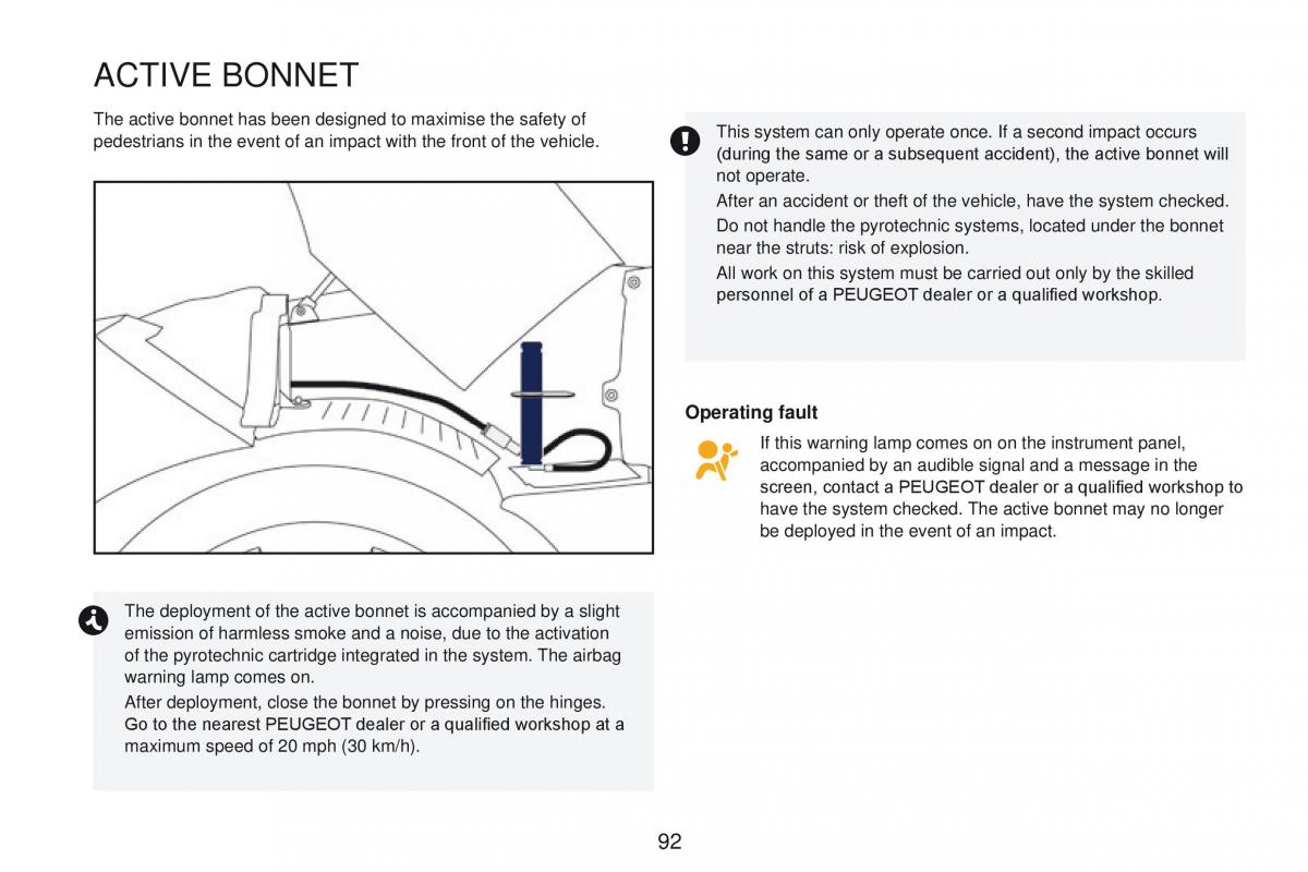 Peugeot RCZ owners manual / page 94