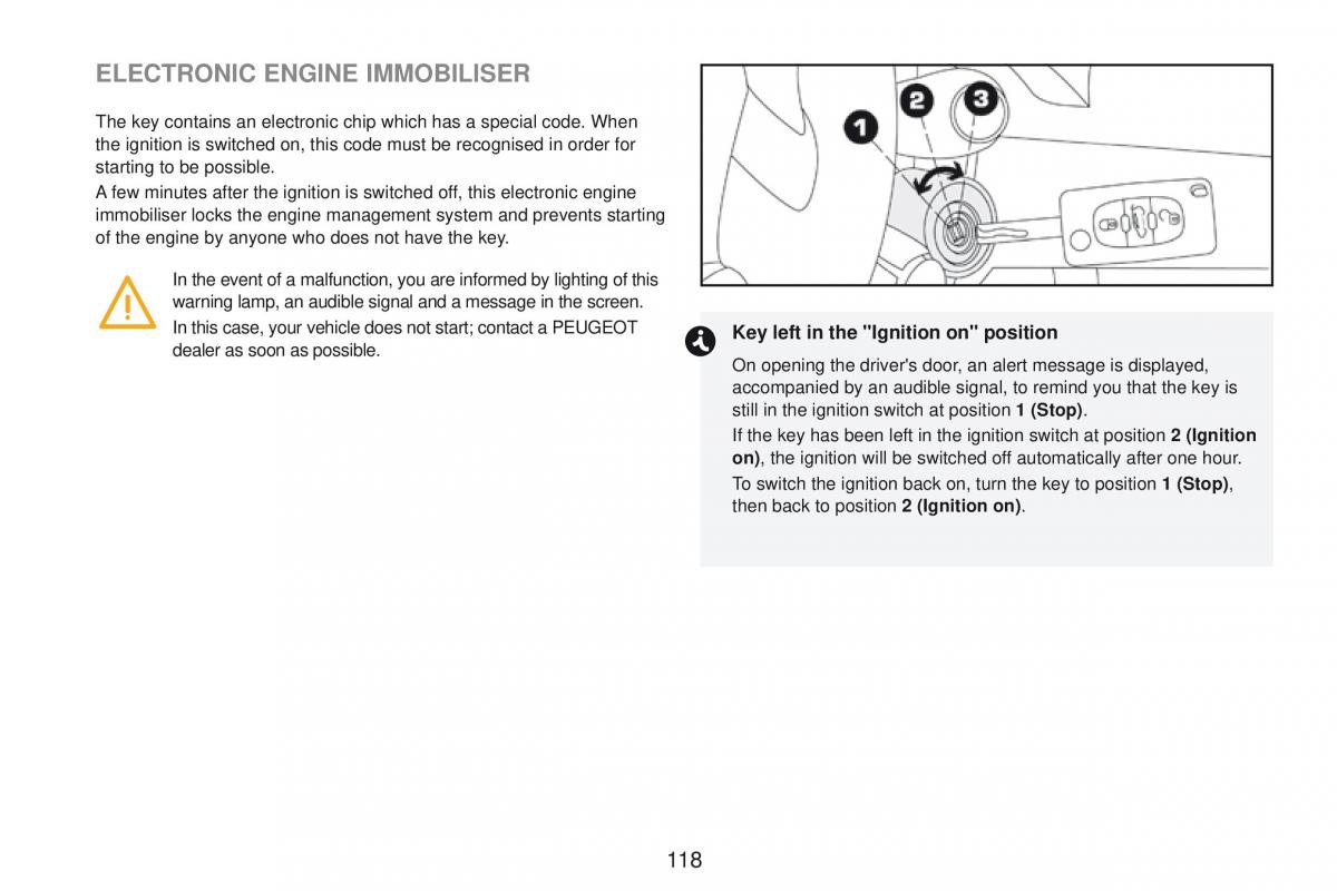 Peugeot RCZ owners manual / page 120