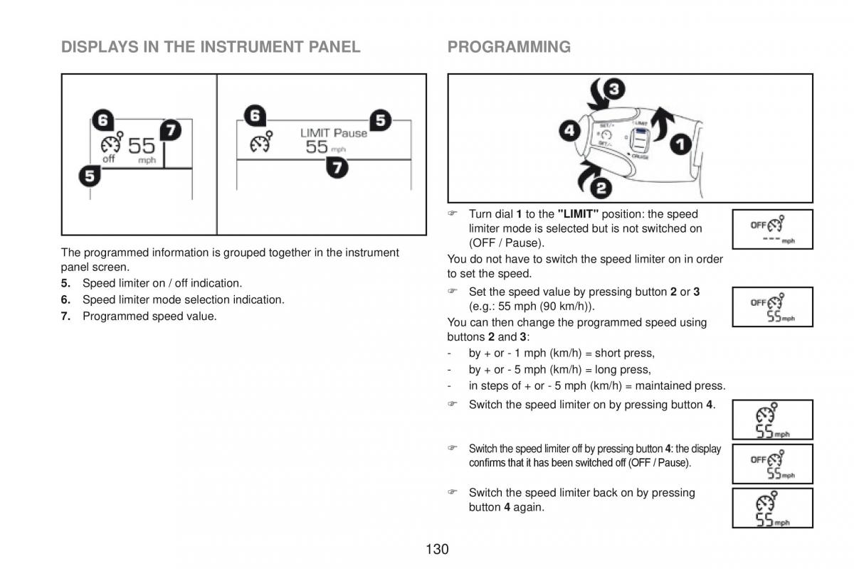 Peugeot RCZ owners manual / page 132