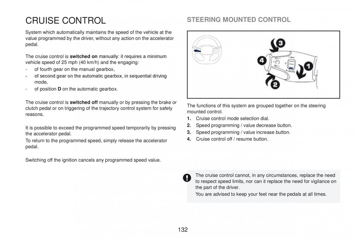 Peugeot RCZ owners manual / page 134